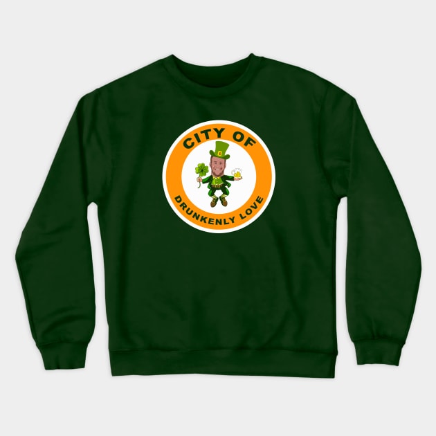 St Patty Philly Crewneck Sweatshirt by phillydrinkers